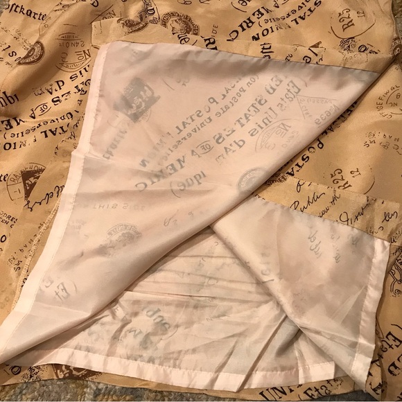 100% silk wrap skirt.  Sz 16, see measurements. - Picture 6 of 6